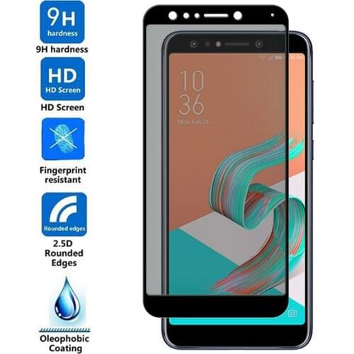 9H 5D ASUS Zenfone 5 lite ZC600KL Full Cover Privacy Tempered Glass For ASUS Zenfone 5Q ZC600KL Anti Glare Screen Protector