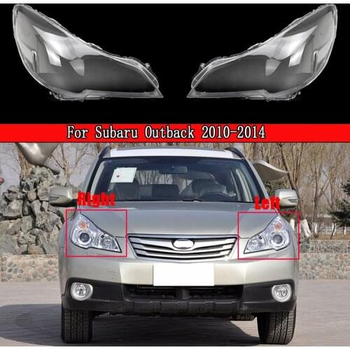 Car Headlamp Lens For Subaru Outback 2010 2011 2012 2013 2014 Headlight Lens Auto Shell Cover Lampcover Transparent Lampshades