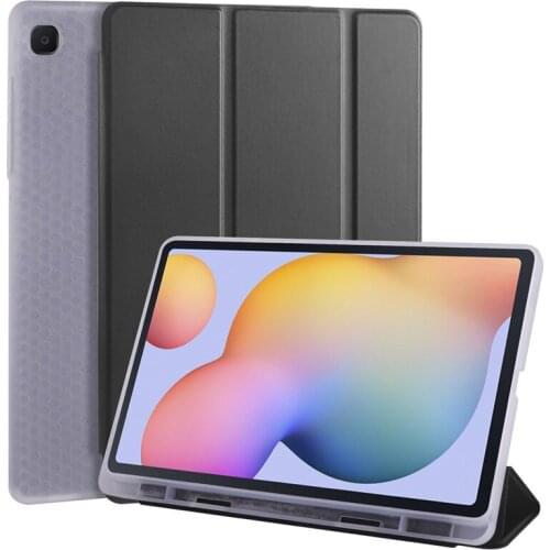 Case for Samsung Galaxy Tab S6 Lite 2020 with Pencil Holder Ultra Slim Lightweight Soft TPU Back Cover for Galaxy Tab S6 Lite