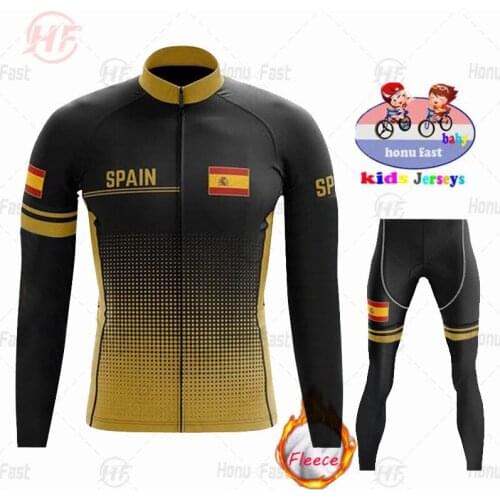 2020 Womens Long Sleeve Childrens Polar Fleece Cycling Jersey Professional Team Cycling Wear Mountain Bike/Road Bike Clothes