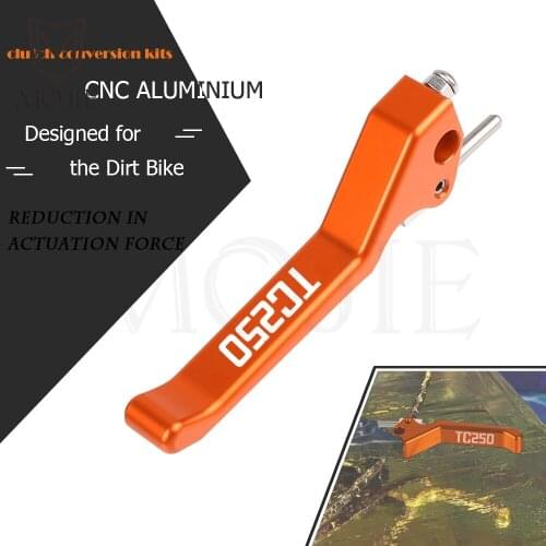 For Husqvarna TC250 TC 250 2017-2021 Dirt Bike Clutch Conversion Kits Clutch Lever Easy Pull Left Lever Motorcycle Save Power