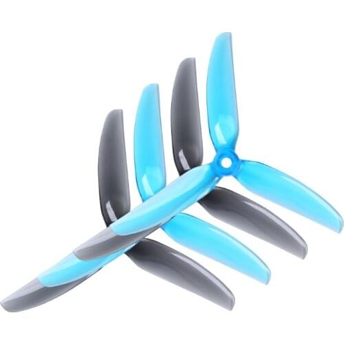 4pairs HQ Ethix S3 / S4 / S5 5031/5043 5 inch 3 blade / tri-blade propeller compatible T-motor motor for FPV racing drone part