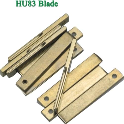 Bilchave For Peugeot 307 Citroen Remote Car Key HU83 Blank lade With Groove on Side Uncut Blade Replacemen