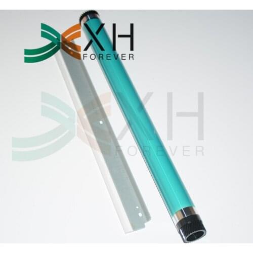 1sets new drum blade +OPC Drum For Konica Minolta DI 152 181 183 195 Bizhub 162 163 164 195 211 215