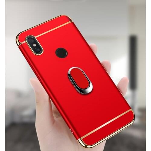Finger Ring Magnet Case For Xiaomi Redmi Note 7 Pro Luxury Hard Hybrid Back Case Mi Max 3 Capa Coque Fundas With Finger Ring