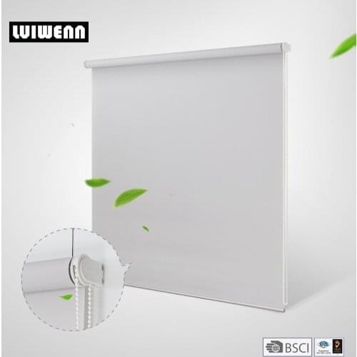 Fashion roller blinds daylight/light filtering fabric with ball chain system made to measure size blinds from China factory