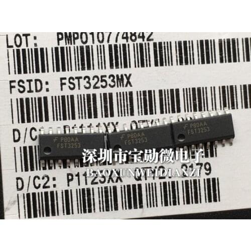 Xinyuan 10PCS/lot FST3253MX MUX/DEMUX DUAL 4:1 TTL 16SOIC 3253 FST3253 FST3253M