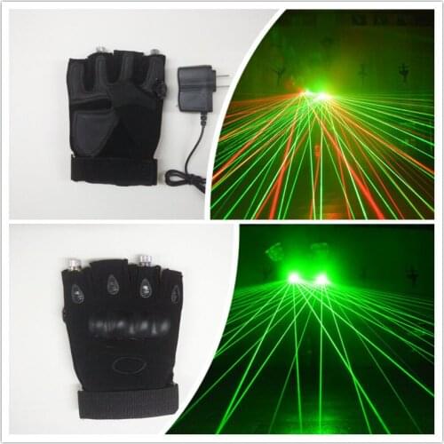 China Factory New Design Disco Red Green Laser Man Glove for DJ Club Party Stage Show Laser Gloves