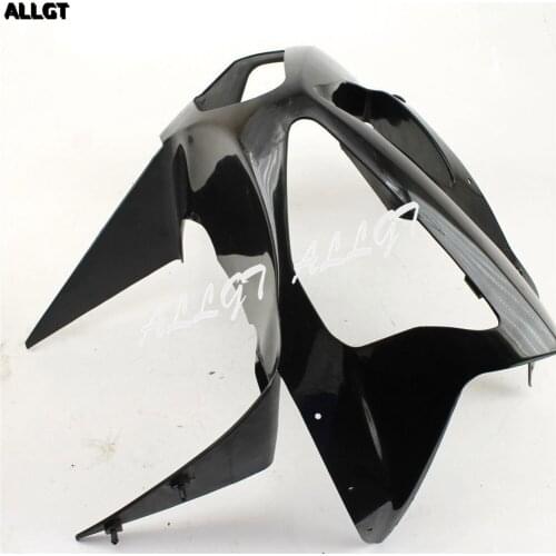 ABS PLASTIC FRONT UNPAINTED BLACK UPPER NOSE FAIRING for 2003 2004 KAWASAKI NINJA ZX6R 636