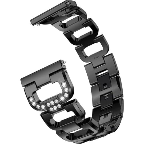 Women Diamond Watchband for HUAWEI WATCH 3 3Pro Band for Huawei GT 2 42/46mm GT2 Pro Watch Bracelet 20mm 22mm Metal Wrist Strap