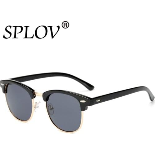 Half Metal Polarized Sunglasses Men Women Brand Designer Glasses Sun Glasses Fashion Gafas Oculos De Sol UV400 Classic