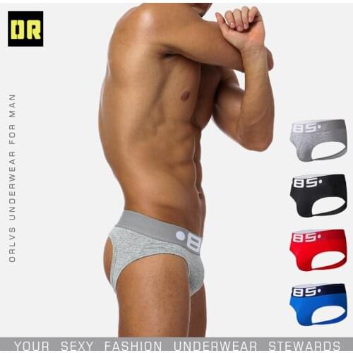 85bs mens underwear sexy cotton low waist fun breathable thong wholesale spot one BS103T