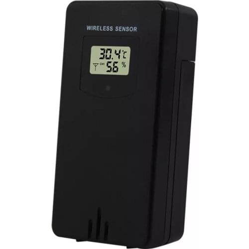 Outdoor Indoor Thermometer Hygrometer Applicable to Weather Station Wireless Sensor 3 Signal Channels