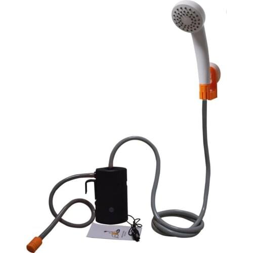 Outdoor Camping Shower LED Portable Car Washer High Pressure Power Shower Electric Water Pumps Travel Kit MU8669