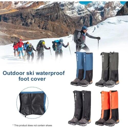 Waterproof Snow Leg Gaiters Hiking Boot Legging Shoes Warmer Snake Shoe Cover Tourist Outdoor Camping Trekking Climbing Hunting