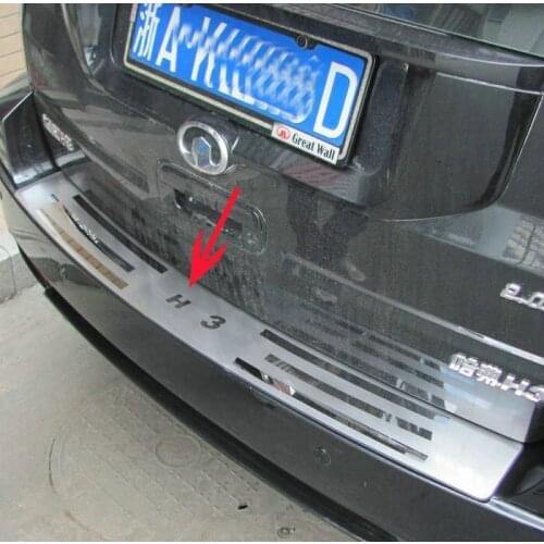 For Great Wall Haval/Hover H3 2009-2012 High quality stainless steel Rear bumper Protector Sill Car-styling