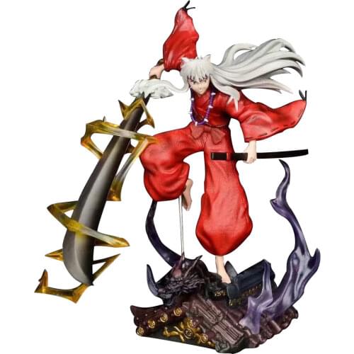 Japanese Anime 30cm GK Inuyasha PVC Action Figure Inuyasha Anime Figure Model Collectible Toy Doll Gifts