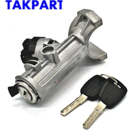TAKPART Ignition Lock Barrel For Fiat Ducato Citroen Jumper for Peugeot Boxer 2002-2006 Switch
