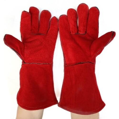 Heat Resistant Gloves High Temperature Protection Melting Long Lined Welding Gloves Fire Workplace Safety for Hot-work Tasks