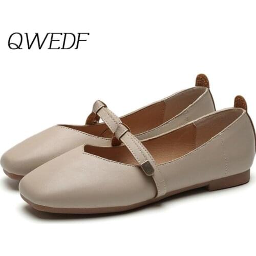 2019 New Ballet Flats Slip-On Bowtie Spring Autumn Woman Single Shoes Work shoes Ladies Females Footwear Zapatos Mujer K8-50