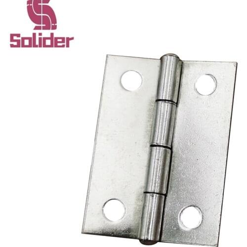 2Pcs 1.5 inch Stainless Steel Flat Hinge Cabinet Doors Windows Hinge Wooden Box Mini Hinge