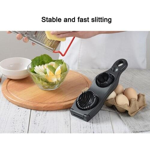 2 in 1 Stainless Steel Egg Slicers for Boil Eggs Egg Cutter Splitter Dividers Kitchen Gadgets xqmg Egg Tools Kitchen Tools Gadge