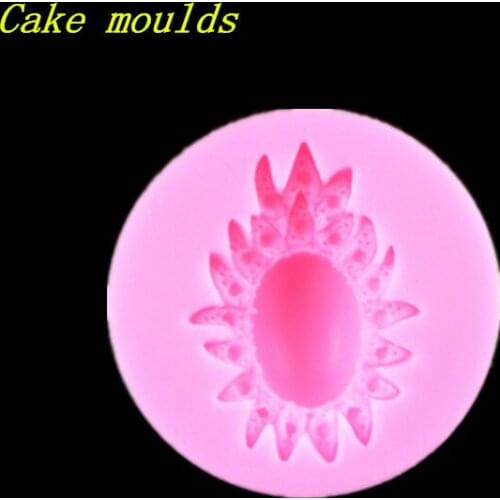 54*54*18mm jewelry pendant shape silicone mold fondant cake chocolate decoration mould baking tools DIY craft mold