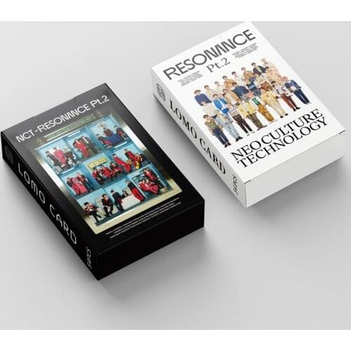 54Pcs/Set NCT 2020 NEW Album RESONANCE Poster Lomo Cards Fashion Photo Postcard Kawaii Stationery Gift