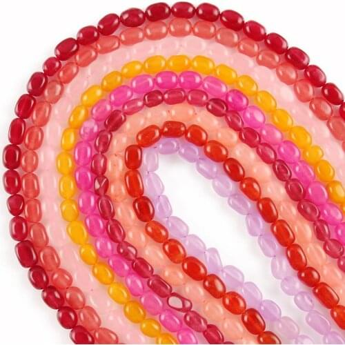 8x11mm Natural Irregular Cherry Purple Red Jades Stone Beads Loose Spacer Beads For Jewelry Making DIY Bracelet 15"Inches