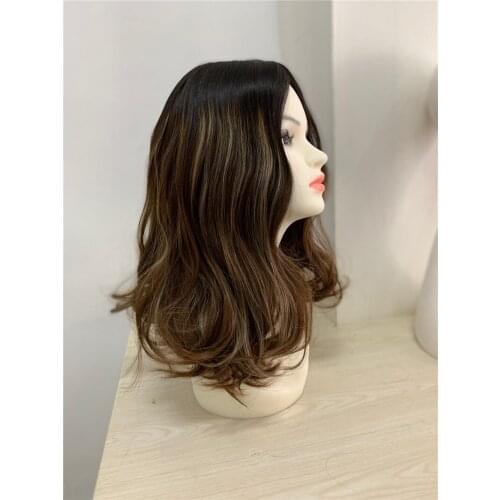Alishevy custom made silk top European virgin hair wigs slight wave jewish wig kosher wig Best Sheitels in stock
