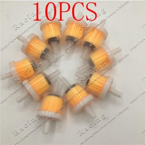 MAIZHI 10pcs/pack Petrol Gas Fuel Filter with Magnet For Pit Dirt Bike Mini Moto Quad ATV Motorcycle Motocross