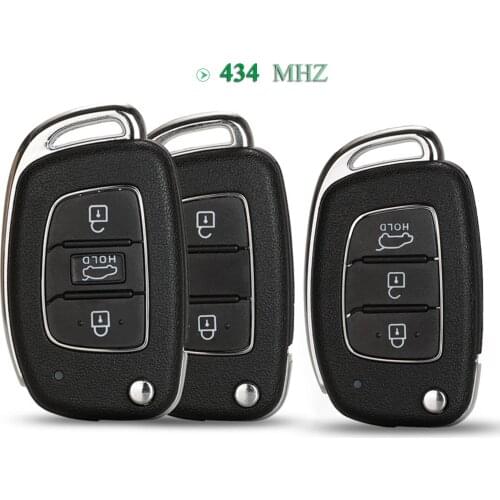 Bilchave 2/3 Buttons 434Mhz 4D60/ID47 Chip Intelligent Smart Remote Car Key Fob For Hyundai Solaris Verna Reina Elantra ix25