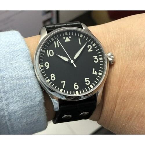 New Sapphire crystal 44mm GEERVO Switzerland C3 luminous Japanese NH35A Automatic mechanical movement pilot mens watch 145-20