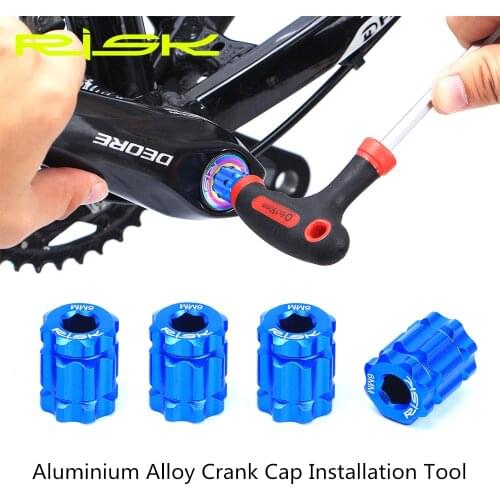 RISK Bicycle Crank Cap Tool For Crank Arm/Cap Installation Tool/for Shimano Hollowtech II Installation Tool Remove&Install