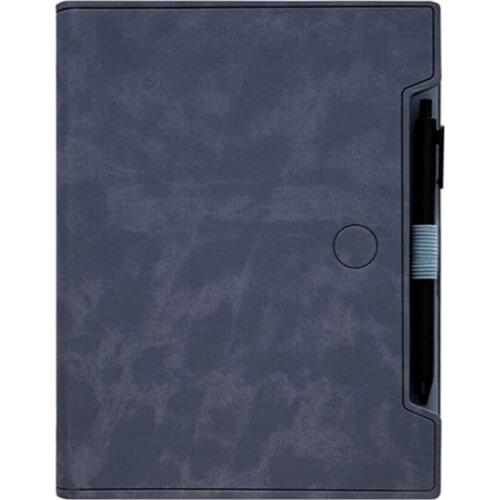 PU Leather A5 Notebook Loose Leaf Diary Binder Planner Notepad with Pen Business