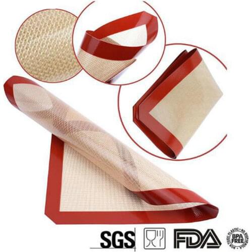 Fiber glass pad Baking Mat Baking Tools Non-Stick Heat Resistant Durable Silicon Liner for Bake Pans