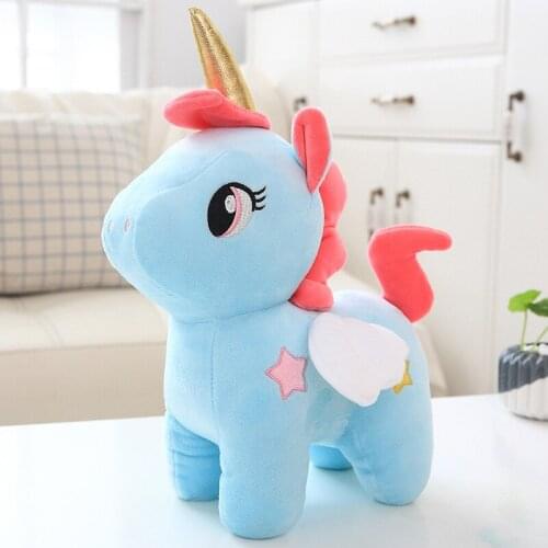 Unicorn Doll Appease Sleeping Pillow Kids Kawaii Plush Toy Soft Room Decor Toy For Children Pupil Christmas present