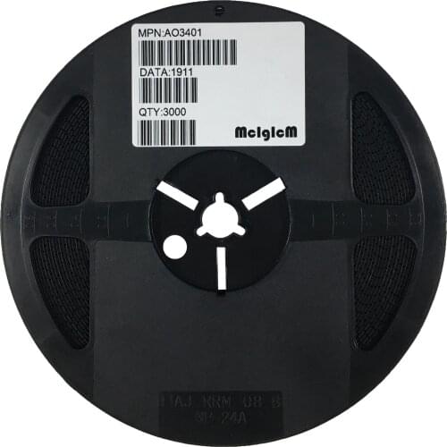 MCIGICM AO3401A,3000pcs SMD P-Channel 30V 4A (Ta) 1.4W (Ta) mosfet transistor SOT-23 AO3401