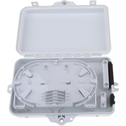 5pcs 6 Cores Fiber Optic Terminal FTTH Box Fiber Wall Outdoor Splice Panel 6 Port SC/FC Fiber Optic Terminal Box SC / FC