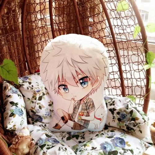 HUNTER X HUNTER Gon Kurapika Irumi Kurapika Plush Doll Pillow Bolster 2-side Be Thoughtful Gift HOT