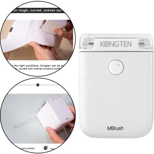 Handheld Full Color Printer, Mini Portable Wireless WiFi Printer for All Materials, Mobile Color Printer with Detachable Ink