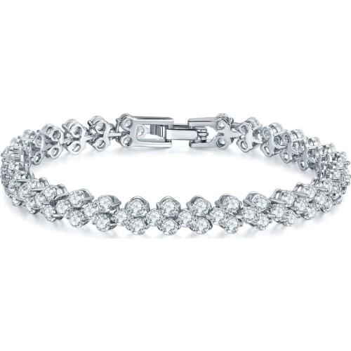 SHIHUAYAN Bracelets With Diamonds