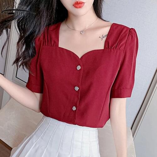 SURWENYUE Womens Red Shirts