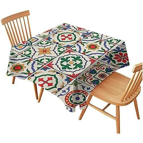 Gorgeous Classic Mosaic Pattern Traditional Design Wedding Banquet Decorative Tablecloth