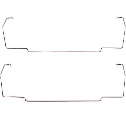 1Pair 12CM Computer CPU Cooling Fan Clip Steel Wire Fastener Metal Clip