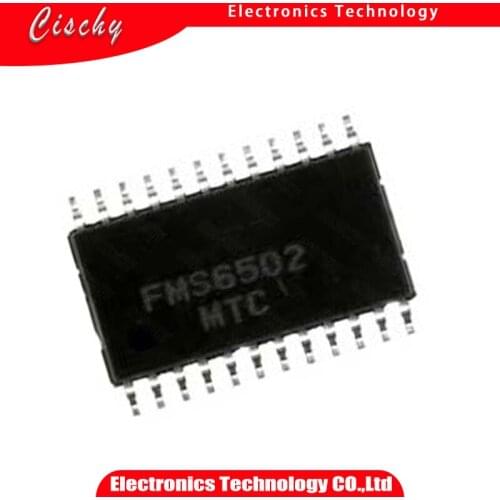 1pcs/lot FMS6502MTC24X FMS6502MTC FMS6502 TSSOP-24 In Stock