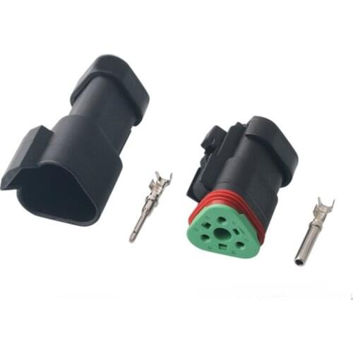100 sets black 1.5 series 1-926554-1 tyco 3 pin way male female auto waterproof connector plug round sheath DJ7031Y-1.6-11/21