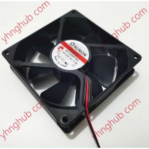 SUNON KDE1209PTS3 DC 12V 1.7W 92x92x25mm 2-wire Server Cooling Fan