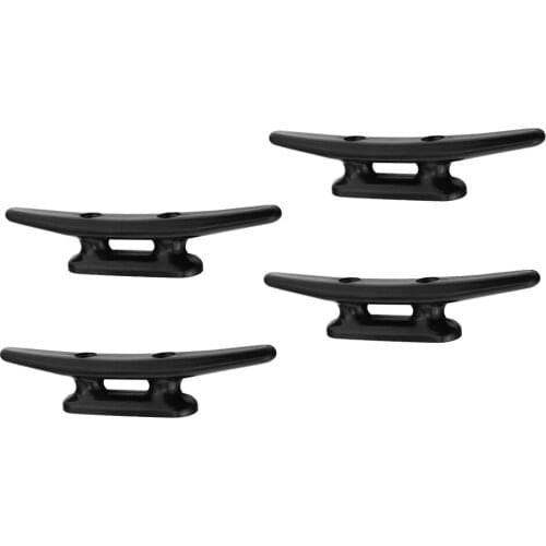 4pcs 98mm Nylon Yacht Dinghy Kayak Marine Boat Anchor Line Cleat With Screws