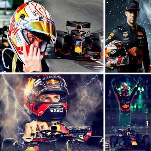 5D Full Drill Diamond Painting Max Racing Get Away Rhinestones Diamond Embroidery Diamond Mosaic Cross Stitch Home Decor Craft